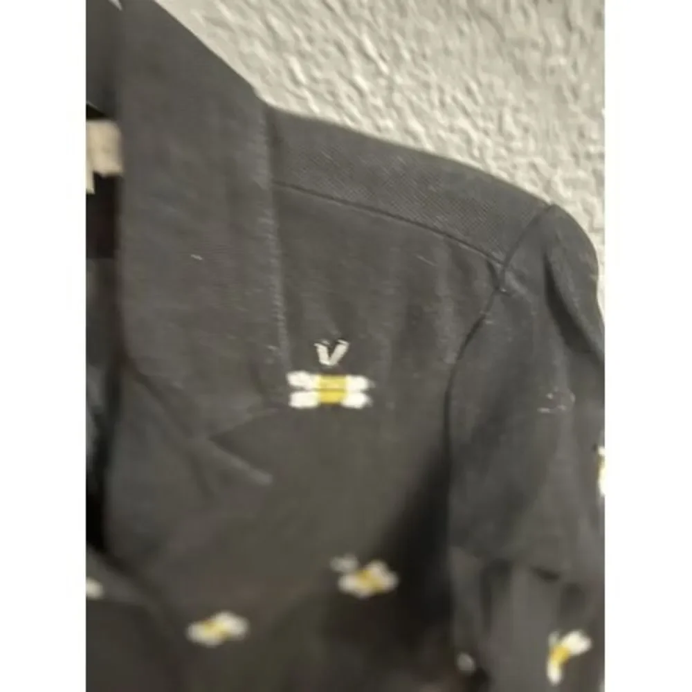 Anage Vintage Womens Black With Bee Sequins Jacket Blazer size small - Picture 3 of 9